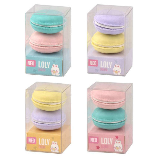 Picture of MACARON ERASER - 2 PACK